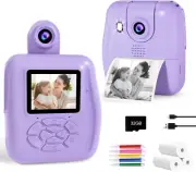Kids Camera Instant Print - Kids Instant Cameras That Print Photos Digital Camer