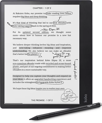 Kobo Elipsa 2E | Ereader | 10.3” Glare-Free Touchscreen with Comfortlight PRO |