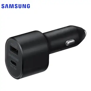 SAMSUNG 三星 45W+15W 雙口車充 Type-c+USB孔 雙孔 快充車充 車用車載充電器 PD 兩孔