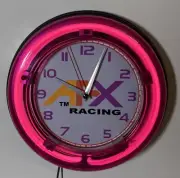 AFX slot cars logo neon wall clock