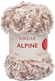[Sirdar] Alpine, Luxe Faux Fur Yarn, Sable (407), 50g