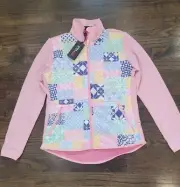 RLX Ralph Lauren Graphic Hybrid Full Zip Patchwork Quilted Jacket Women's Size S