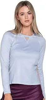 [Lucky In Love] Women's High Low Breezy Long Sleeve Shirt