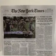 THE NEW YORK TIMES NEWSPAPER April 27 2022 60% Of Nation Has Had Virus C.D.C….