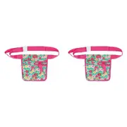 2PK Annabel Trends Sprout Half Waist Garden Tool Holder Belt Bag Camellias Mint
