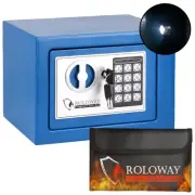 ROLOWAY Steel Money Safe Box for Home with Fireproof Money Bag for Cash Safe,...