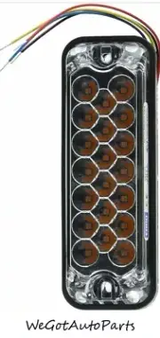 ECCO SURFACE MOUNT AMBER LED LIGHT HEAD 3811A