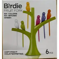 在飛比找蝦皮購物優惠-(全新商品) Birdie FRUIT FORK 小鳥 水果