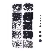 500PCS Conductive Rubber Pads Keypad Repair Kit For IR Remote Control r