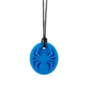 Sensory Chew Necklace Silicone Chewelry Oral Motor Teether Blue Spiderman