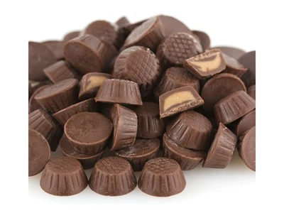Mini Milk Chocolate Peanut Butter Flavored Cups Chocolate Candy Candies 1lb