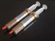 2x Gold Silicone Compound Thermal Grease Paste For PC CPU Heatsink 30g