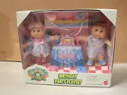 Cabbage Patch Kids Birthday Party 1977 Playset 2 Dolls Mattel NIB