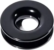SKMWLMRAJ Aluminum Alloy Recovery Ring Snatch-Ring Block-Snatch Pulley Fit for Trailer Off-Road ATV UTV SUV 41,000lbs Winch Rope Hand Tool Accessories(Black)