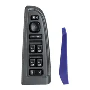 Master Power Window Switch Control Button & Bezel with Folding Mirror Compati...
