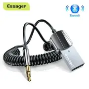 Bluetooth 5.0 Wireless Receiver 3.5mm AUX Dongle for Car Speaker