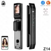 3D Face Real-time Intercom Smart Door Lock Security Camera Fingerprint Password