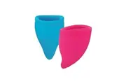 Fun Factory Fun Cup Size A Menstrual Cup - Model FC-2A - Light Flow - Vag*nal Comfort - Pink