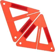 HEALEEP Reflective Emergency Triangle Warning Sign for Vehicles Triangle Essential Roadside Assistance Tool for Car Breakdowns Nighttime Visibility