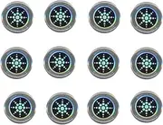 BOBOZHONG Phone Radiation Protection Stickers, 12 Pcs Anti-Radiation Protection Shield Protection Cell Phone Stickers Blocker EMF Protection Blocker Mobile Phones, Laptops, Tablet Computers.
