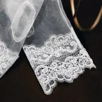 在飛比找Yahoo!奇摩拍賣優惠-復古蕾絲短手套新娘結婚婚紗配件簡約森系造型手套