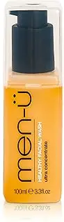 men-u HEALTHY FACIAL WASH 100ml, for up to 265 washes, Ultra-Concentrate Healthy Face Cleanser, Facial Cleansing for Men Before or After Shaving
