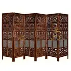 Wooden Room Partitions Room Dividers Screen Separator 6 Panels