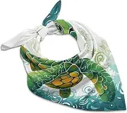 [FZQVSGW] Silk Scarf Brown Horse Head Scarf for Women Small Square Scarf Lightweight Neckerchief