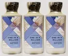 3 Bath & Body Works ONE IN A MILLION 24HR Moisture Body Lotion Cream 8 oz