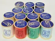 14 Vintage WOOLWORTH WOOLCO 100% Spun Polyester 225 yds. sewing threads, NEW !!