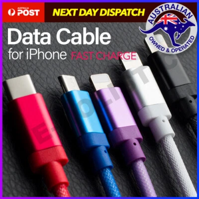 FAST CHARGE iPhone Cable USB Charging Cable Data Sync Cable Charger