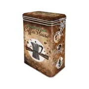 Nostalgic-Art Clip Top Tin Coffee House