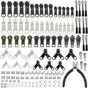 143 Pcs Zipper Repair Kit Replacement for Bags Jackets Tents Backpacks Jeans