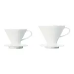 HARIO V60白色陶瓷錐形濾杯 1-2杯/1-4杯 有田燒 VDC-01W VDC-02W 『歐力咖啡』