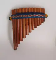 Pan Pipes With 13 Tubes Nice Sound Beginners Level Authentic Peruvian Flute