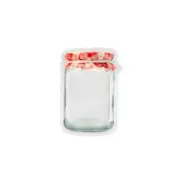 Kikkerland Small Jam Jar Stand-Up Zipper Storage Bags - Set of 4