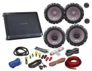 Alpine SXE-1751S 6.5" Component, SXE-1726S 6.5" Speaker, BBX-F1200 280W