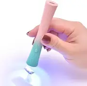 Rolabling UV for Gel Nail Fashion Styling Handheld UV Light for Gel Nails Mini UV Light Portable Nail Lamp Cordless USB Chargeable Nail Dry Tool