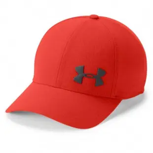 "UA ArmourVent™ Training Cap" Under Armour UA 全新 紅色 斜紋印刷 棒球帽 鴨舌帽 老帽 運動帽 球帽 帽子 1291857