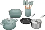 [Le Creuset] Mixed Material Cookware Set, 12pc., Sea Salt