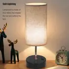 AU Touch Control Table Nightstand Lamp LED 3 Gear Dimmable 2 USB Ports Be 8385