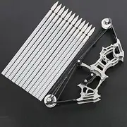 ZSHJGJR Archery Bow Set Recurve Bow Hunting Bow Compound Bow Triangle Bow Right/Left Hand for Hunting Shooting Practice Archery Entertainment Fun