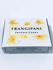 Frangipani Incense Cones x 70 cones (HANDMADE) KAMINI