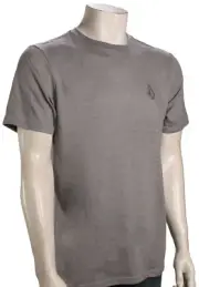Volcom Stone Tech T-Shirt - Heather Grey - New