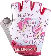 Generic Kids Cycling Gloves - Anti-Slip Biking Gloves with Half Finger | Kids Printed Half Finger Mittens for Riding Workout Climbing Gloves