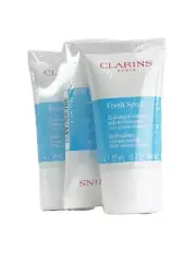 Clarins Fresh Scrub Refreshing Cream Scrub 0.4 OZ Set of 3