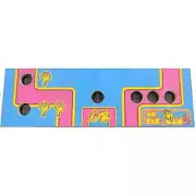Skinned Blue Ms. Pacman 60 in 1 Replacement CPO Control Deck for Arcade1Up Party