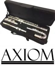 Axiom Student Flute Beginners Curved Head Flute Childrens Flute 2 Year Warranty