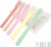 LIZICH Eyelid Brush With Soft Silicone For Sensitive Eyelids,Gently Cleans Eyelid Margins,Removes Dirt,Oil.Blepharitis And Dry Eyes Relief,Lid Scrubbing Device,Eyelid Cleanser Partner （10 Pcs）