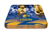 West Coast Eagles AFL Player Quality Cork Coasters Set of 4